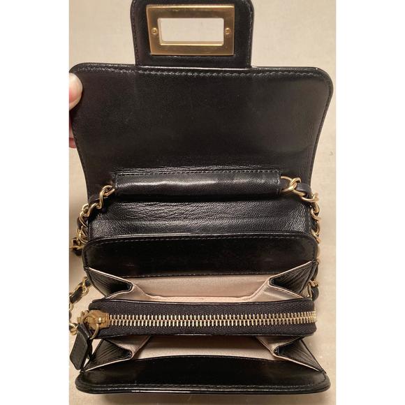 CHANEL Mini Black Patent Leather Classic Shoulder Bag - Picture 7 of 9